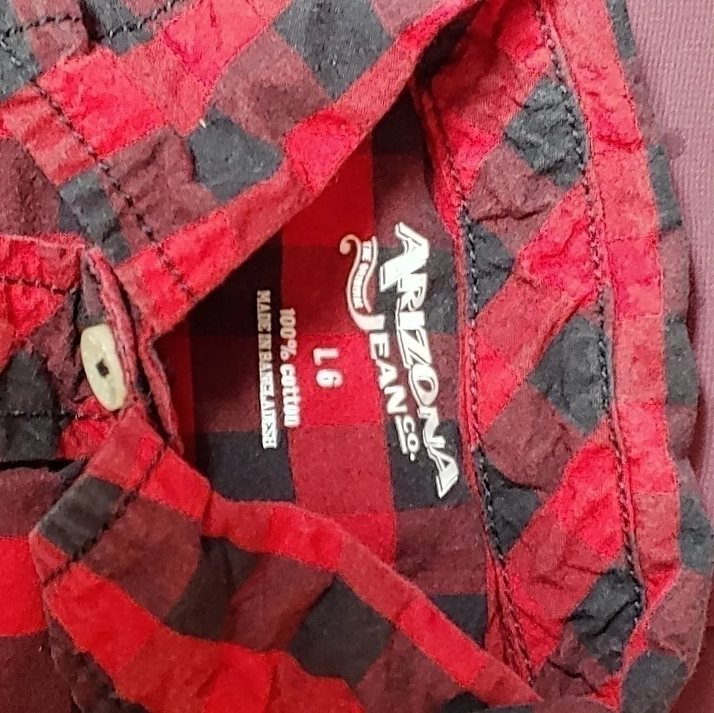 ARIZONA Jean Co. Boys Plaid Button Down